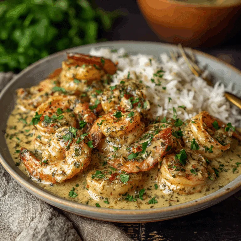 Easy Creamy Garlic Shrimp (15 Minutes)