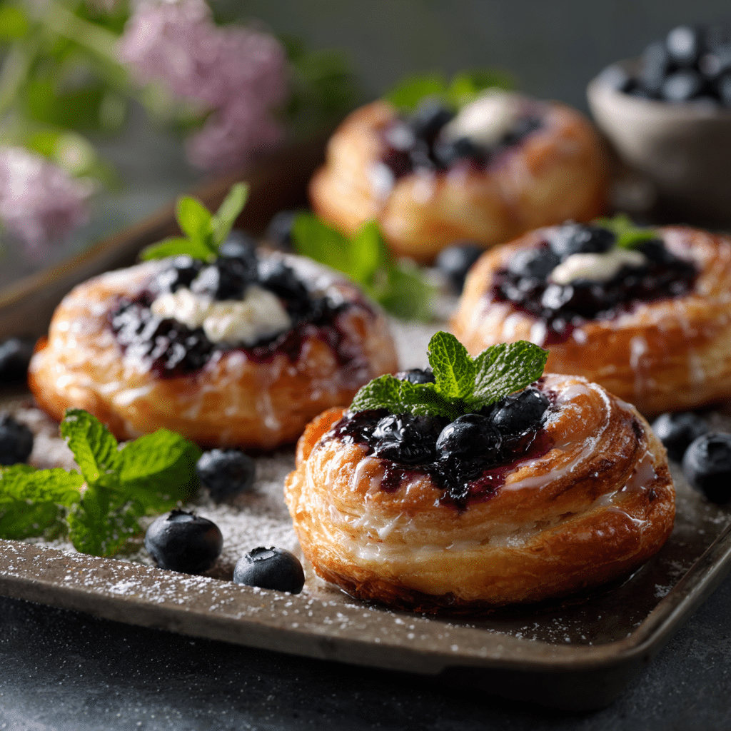 Blueberry Cream Cheese Danish