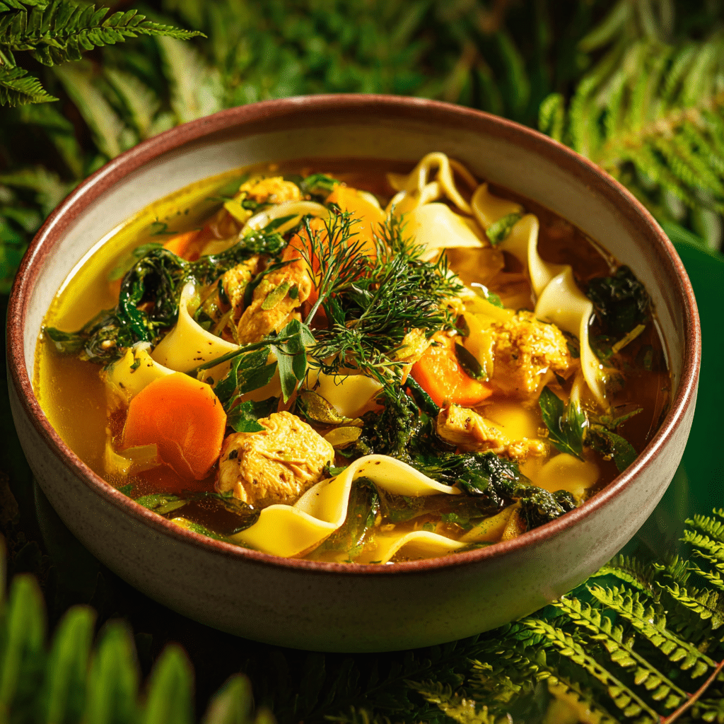 Vegan Chicken Noodle Soup