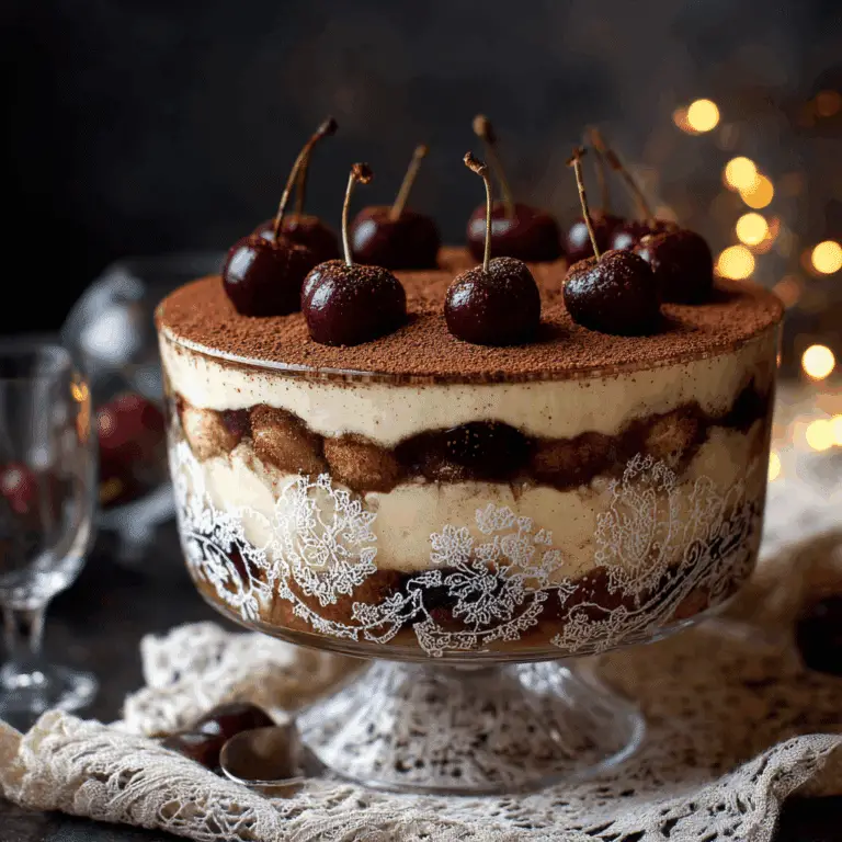 Cherry Amaretto Tiramisu