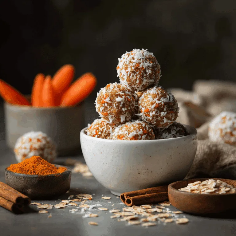 Carrot Cake Energy Balls