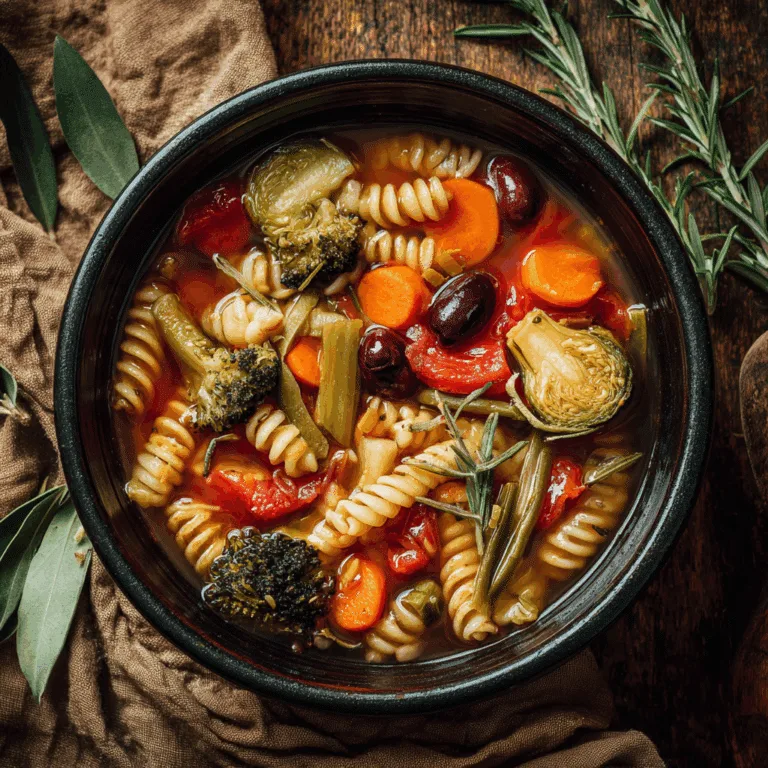 Vegetable Minestrone Soup