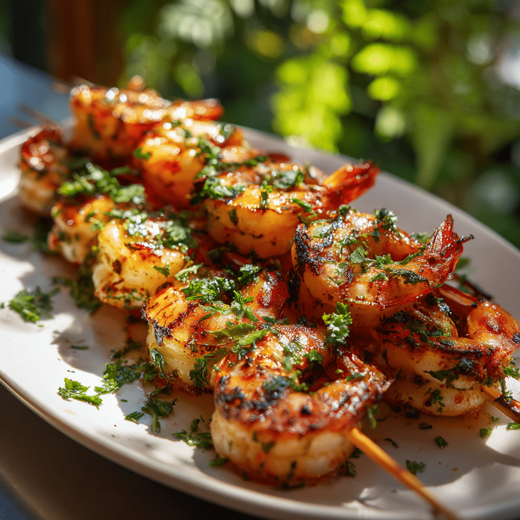 Grilled Shrimp Skewers