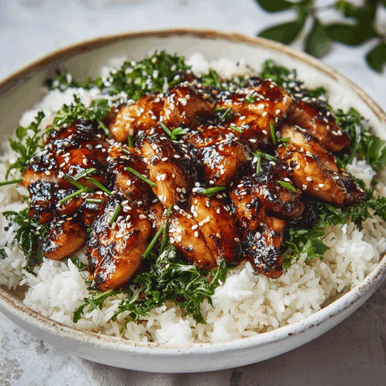 Teriyaki Chicken Rice Bowl