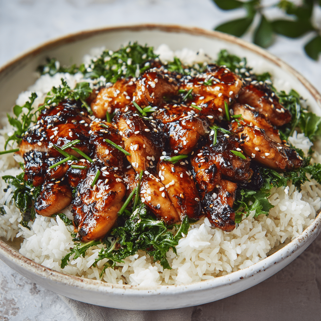 Teriyaki Chicken Rice Bowl