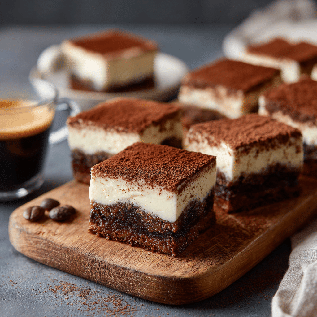 Tiramisu Brownies Cake