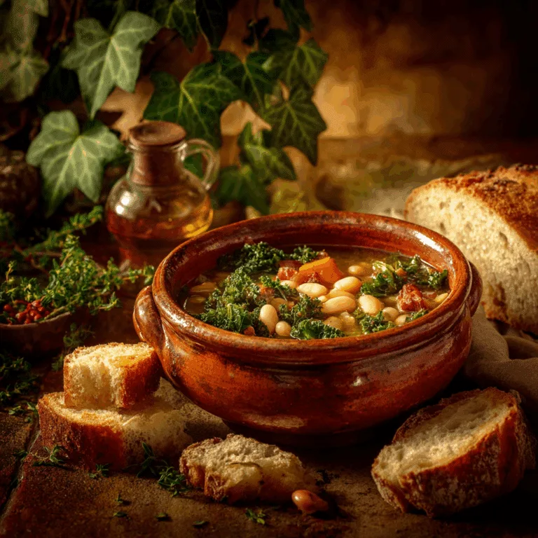 Tuscan White Bean Soup (Ribollita)