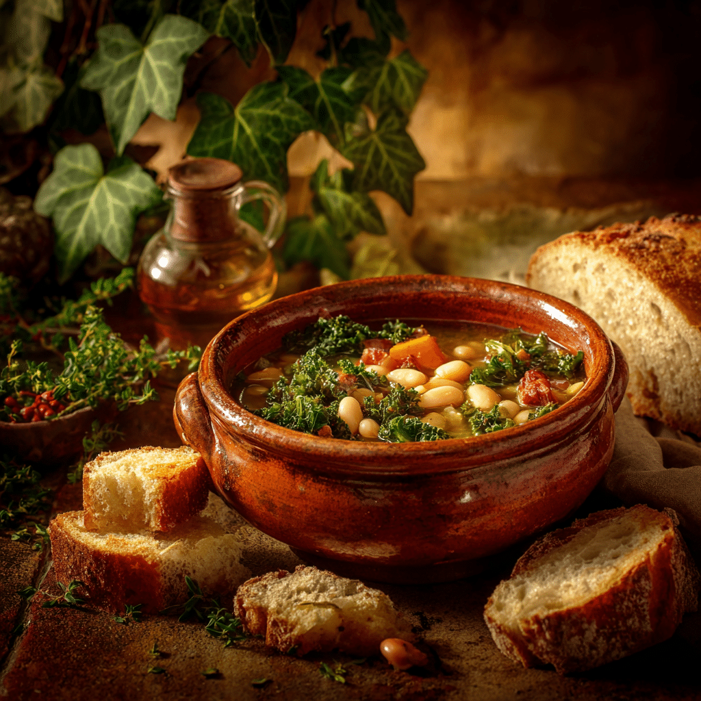 Tuscan White Bean Soup (Ribollita)
