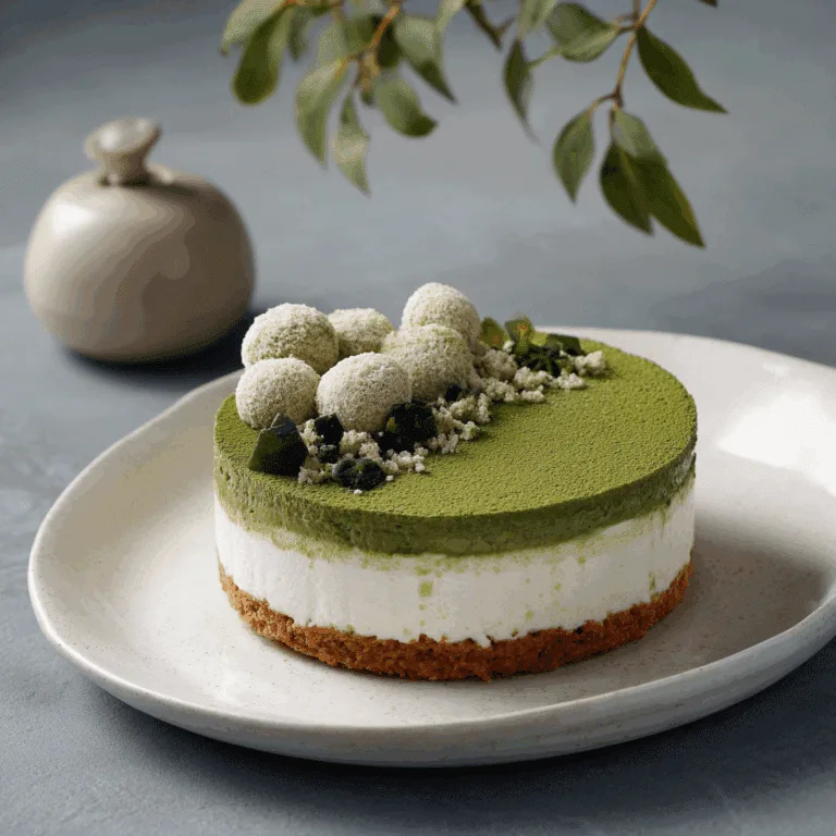 Green Tea Matcha Ice Cream Cake