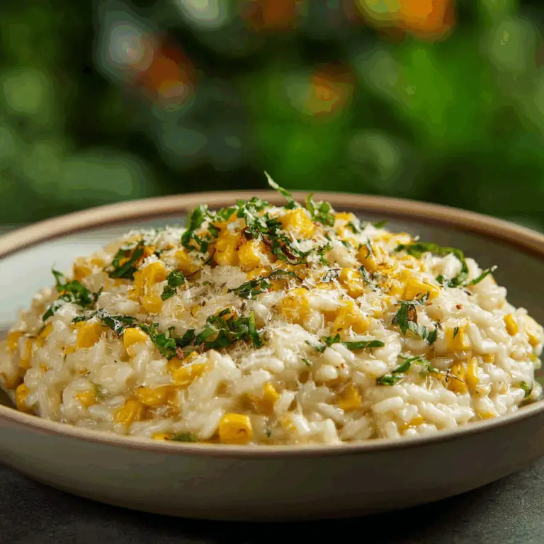 Sweet Corn Risotto