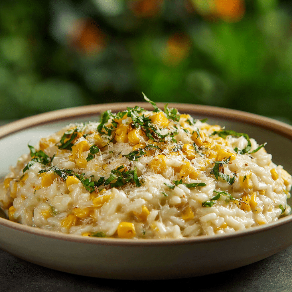 Sweet Corn Risotto