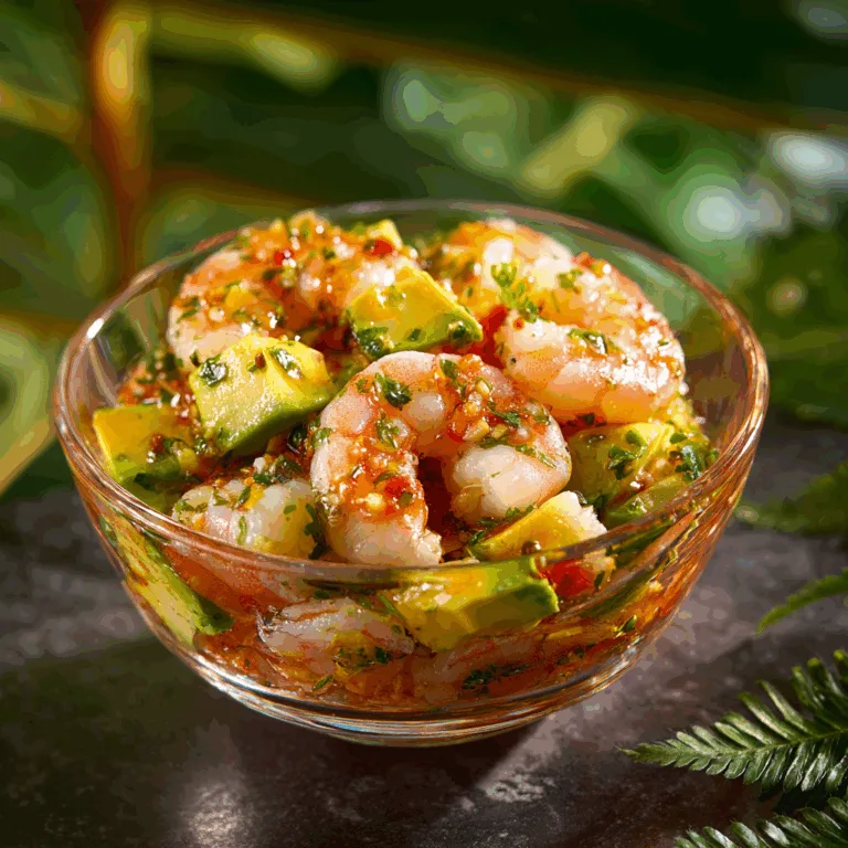 Shrimp and Avocado Ceviche