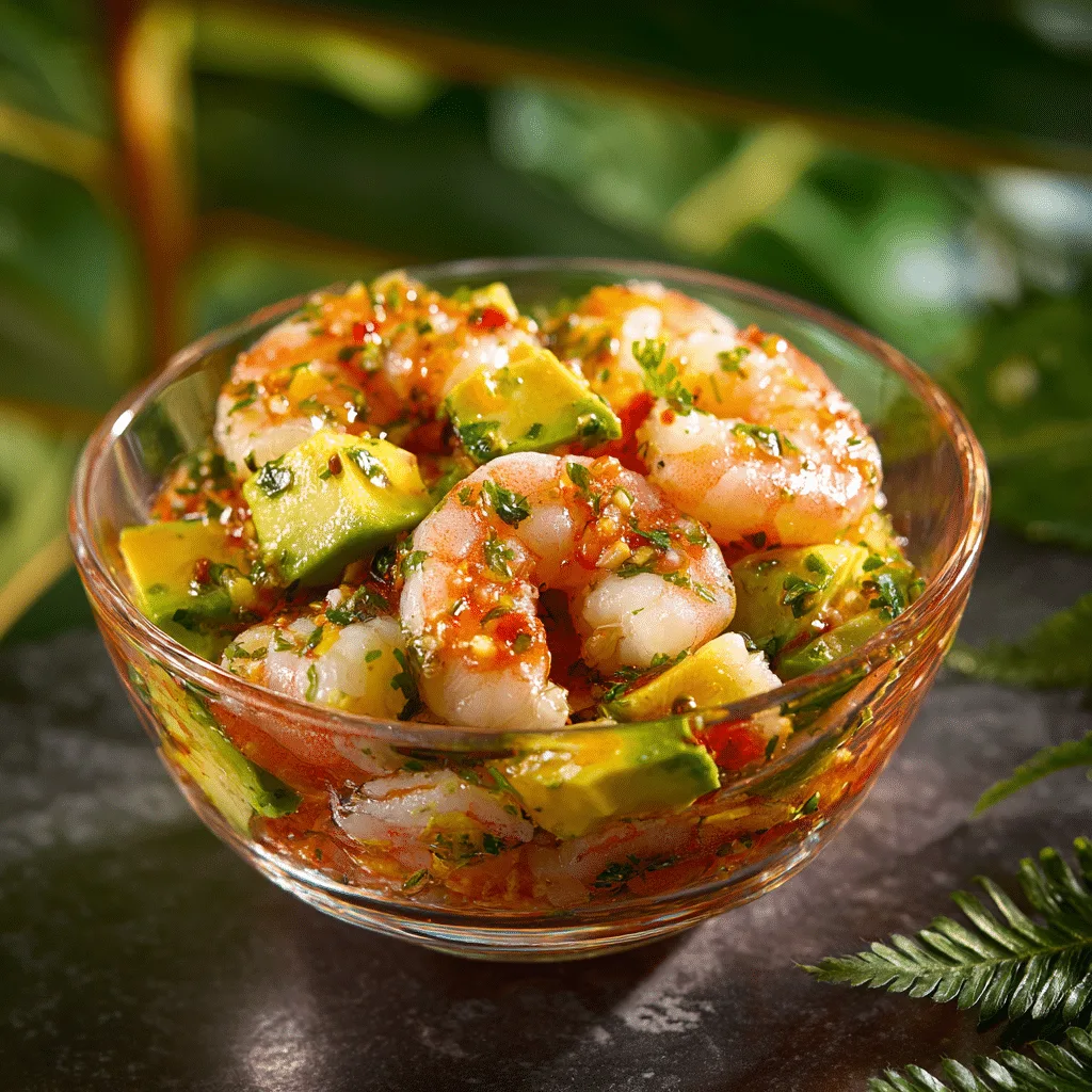 Shrimp and Avocado Ceviche