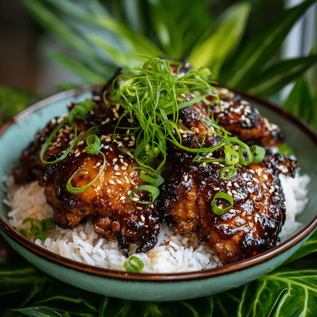Teriyaki Chicken Rice Bowl