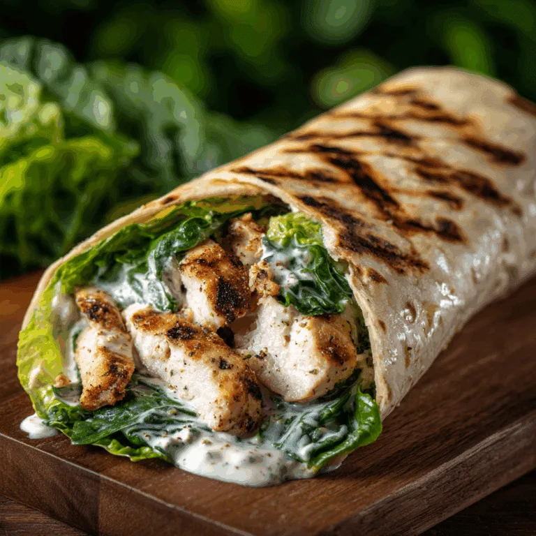 Chicken Caesar Wraps