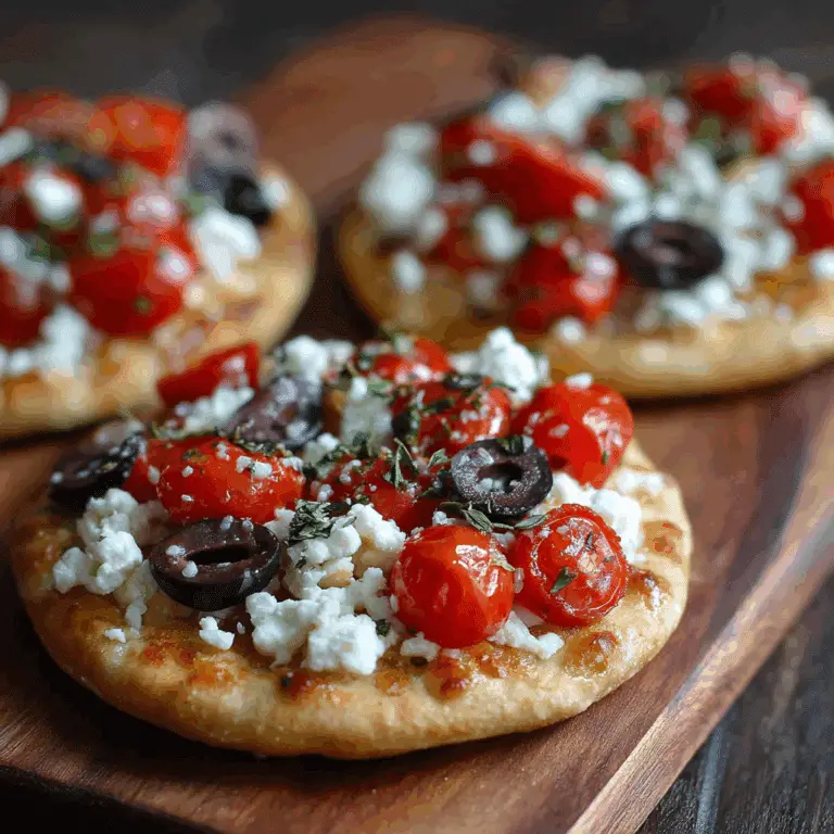 Greek Pita Pizzas