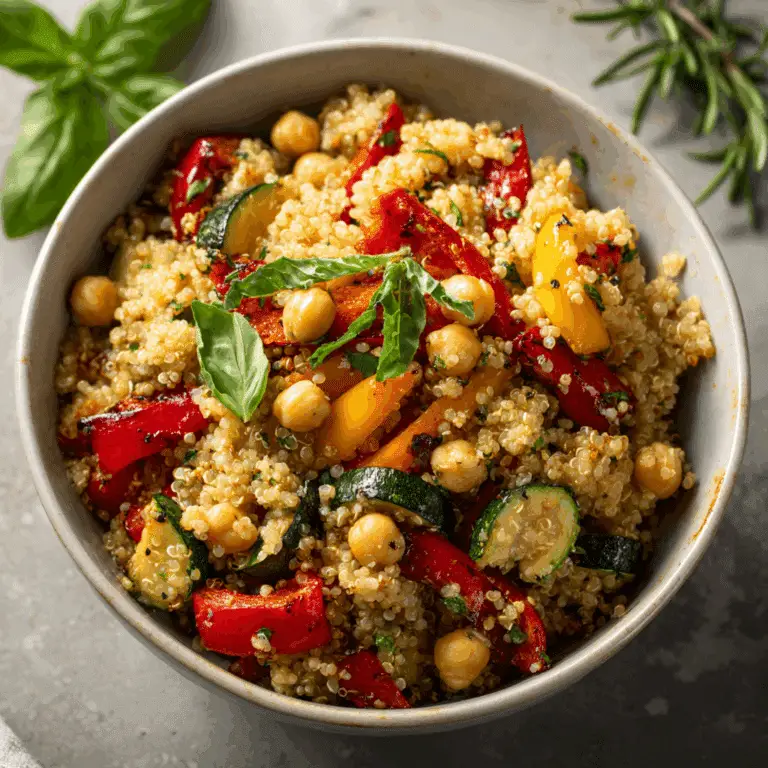 Quinoa with Roasted Veggies