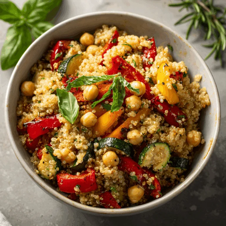 Quinoa with Roasted Veggies