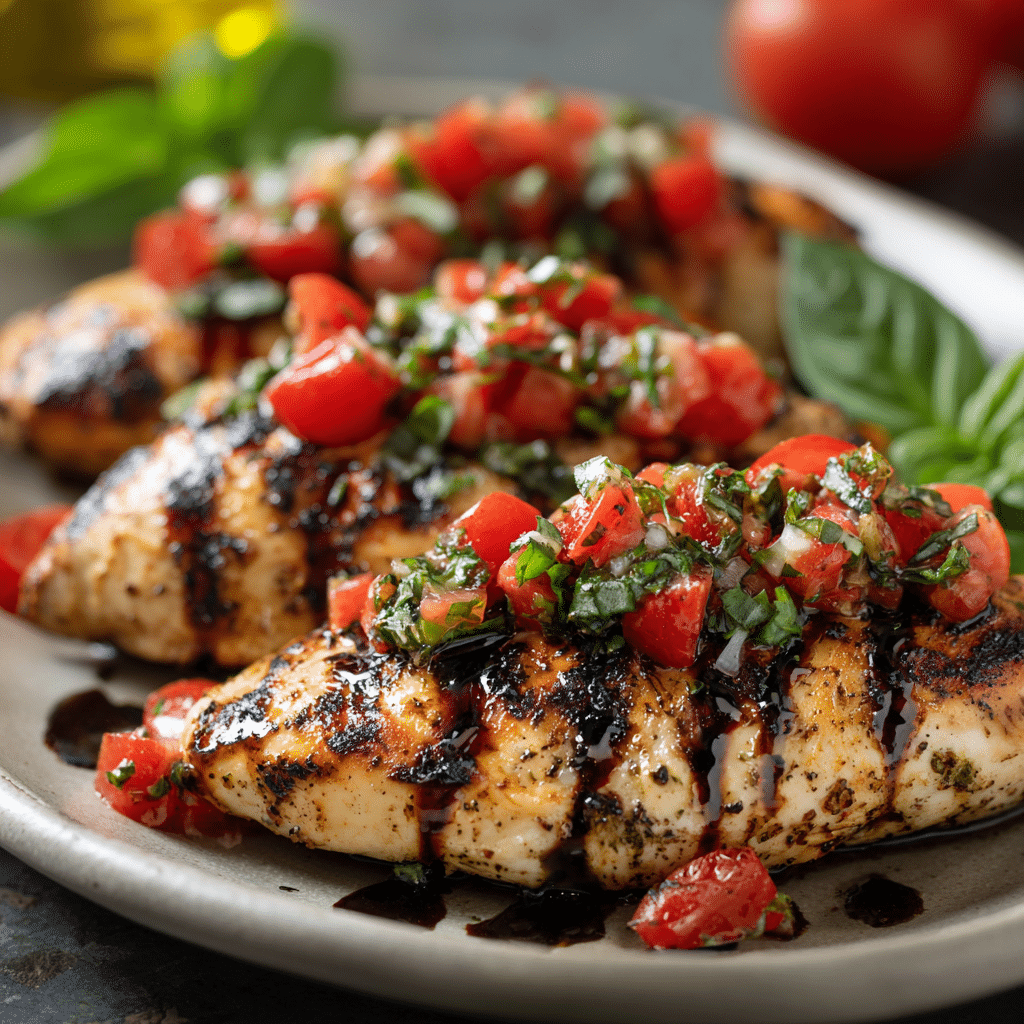 Bruschetta Stuffed Chicken
