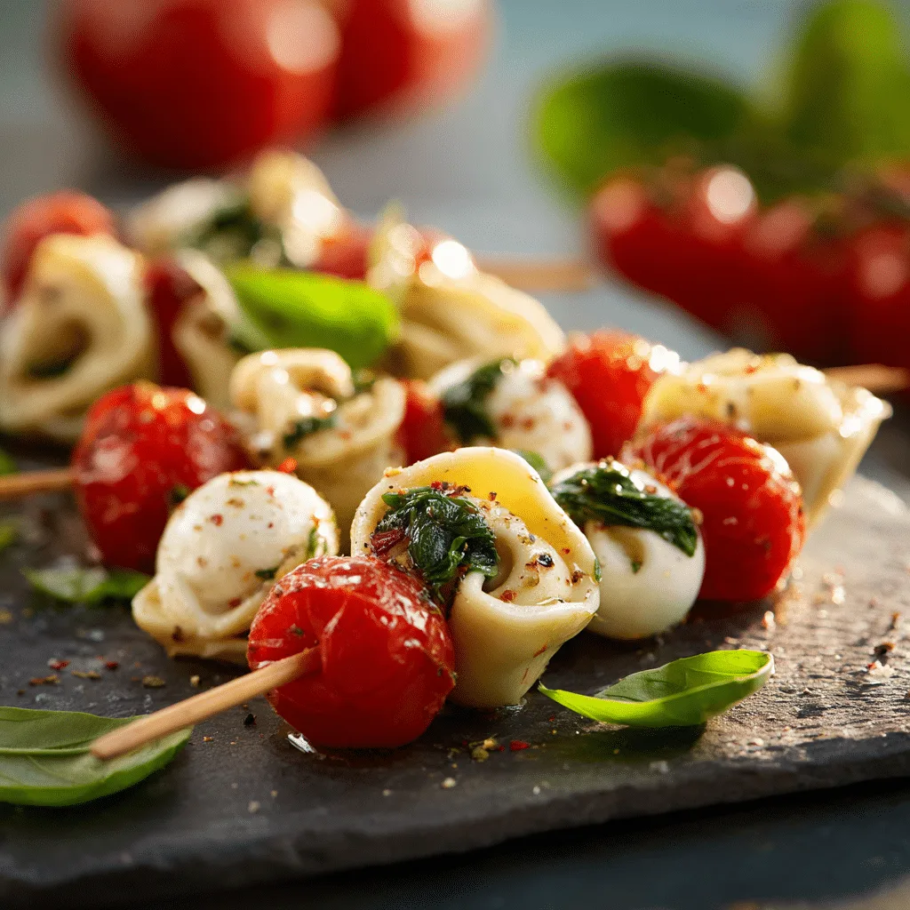Tortellini Caprese Skewers
