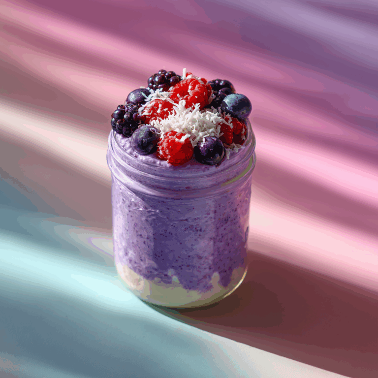Ube Cheesecake Overnight Oats