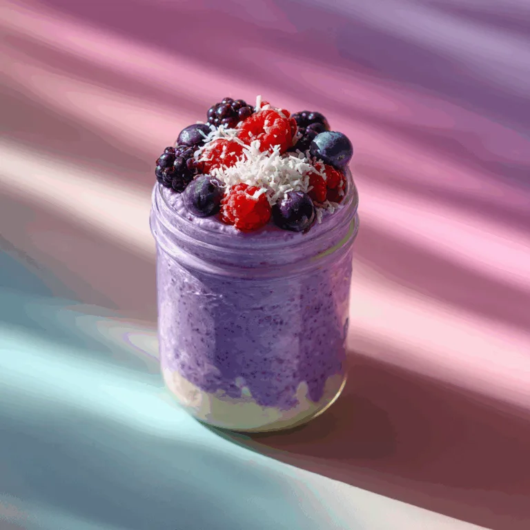 Ube Cheesecake Overnight Oats