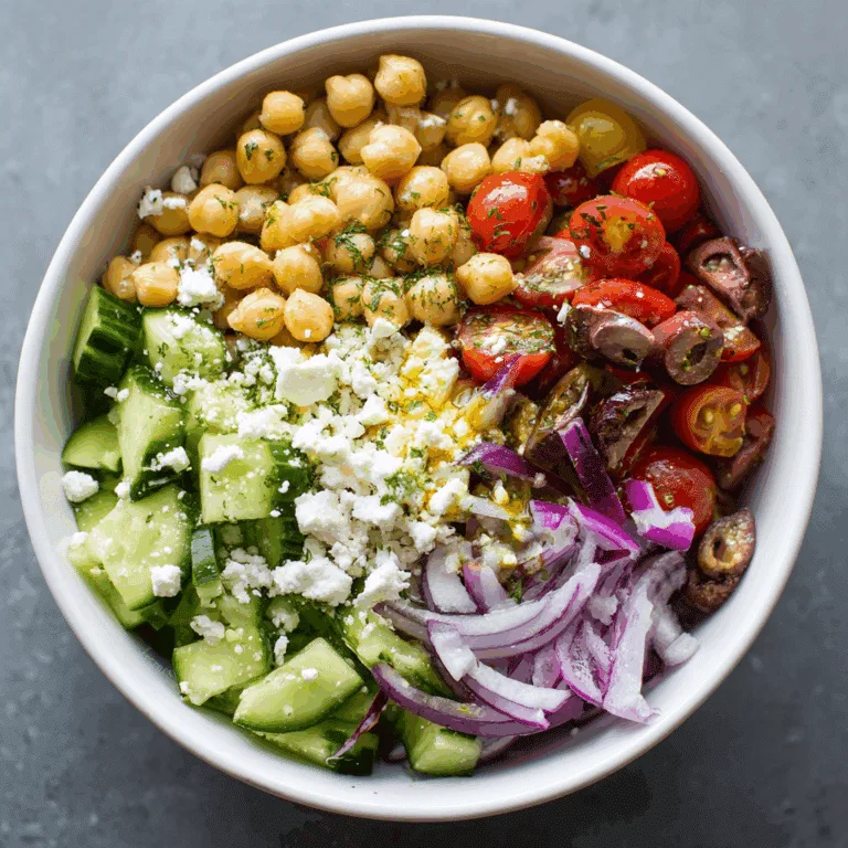 Greek Chickpea Salad