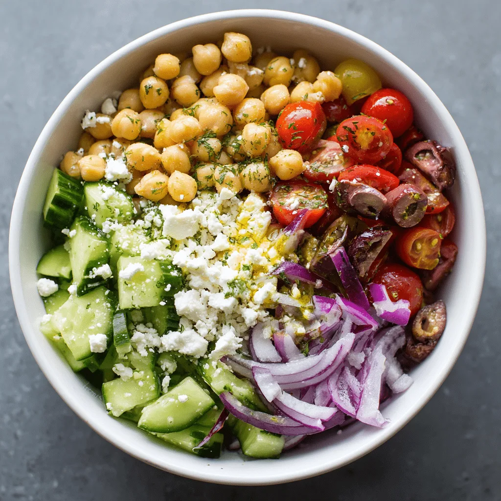 Greek Chickpea Salad
