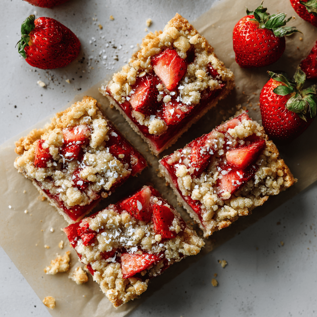 Delightful Strawberry Crumble Bars Recipe in 50 Mins!
