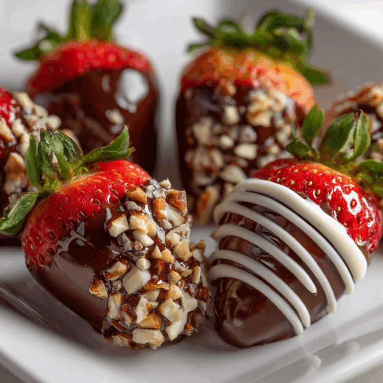 Chocolate-Dipped Strawberries