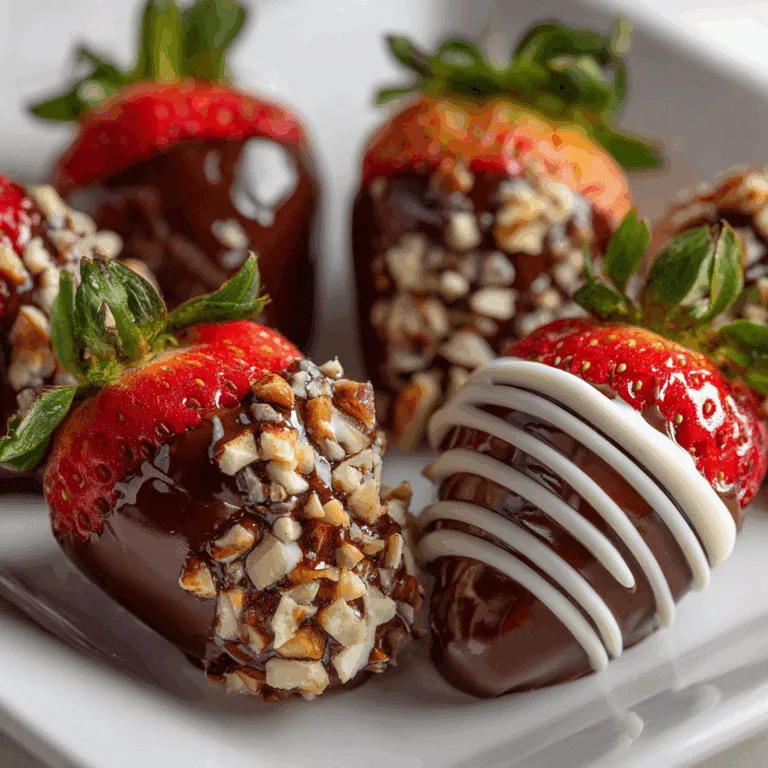 Chocolate-Dipped Strawberries