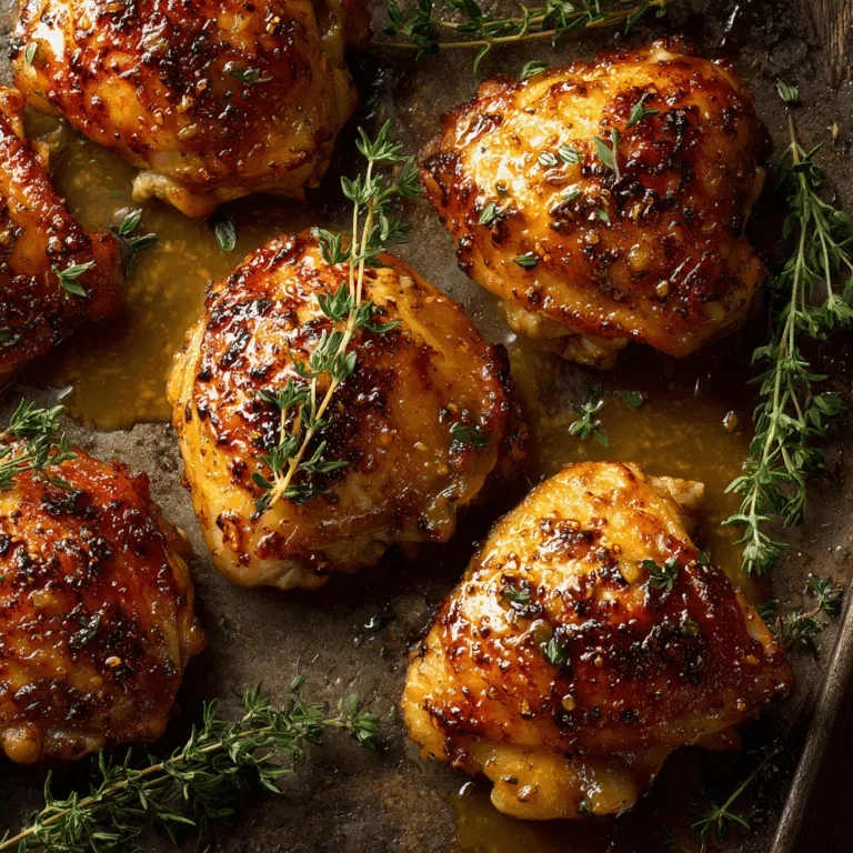Easy Baked Honey Dijon Chicken