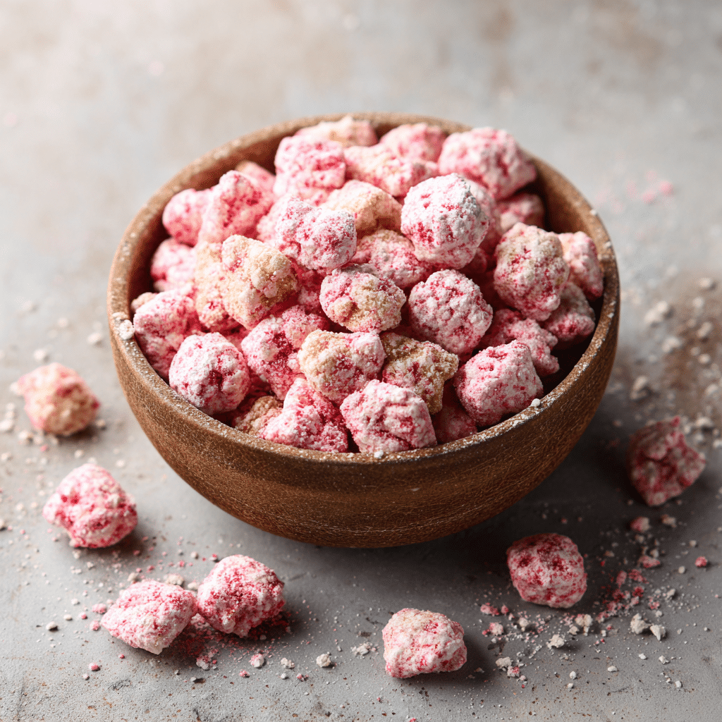 Strawberry Shortcake Puppy Chow