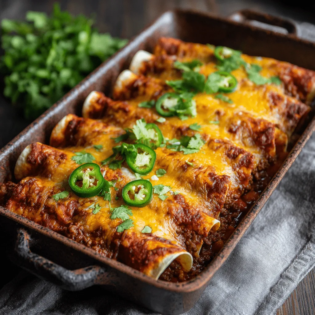 Beef Enchiladas