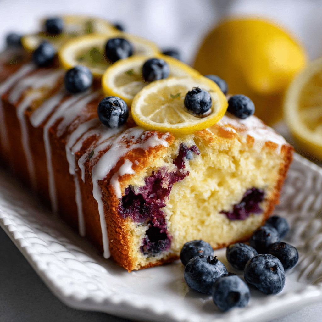 Blueberry Lemon Pound Cake