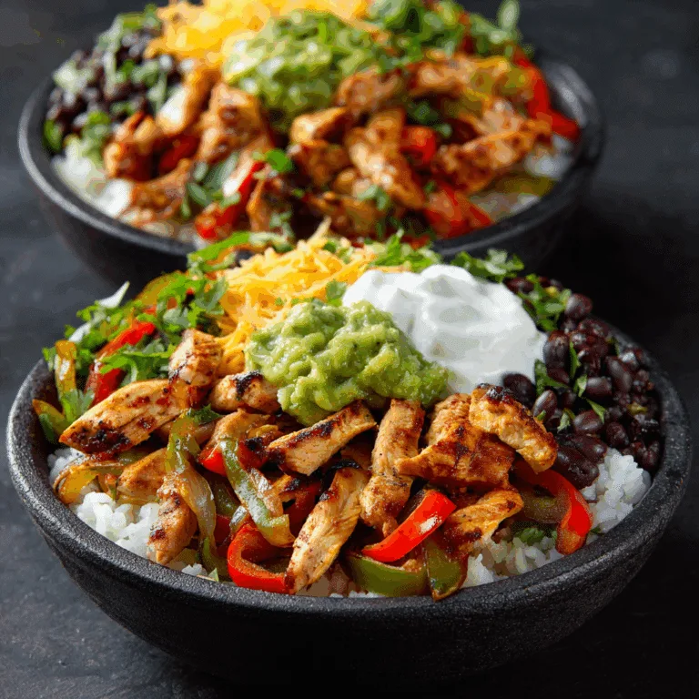 Chicken Fajita Bowls
