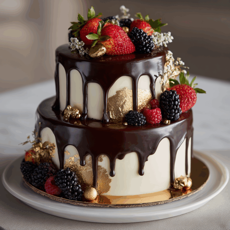 Chocolate Ganache Drip Cake
