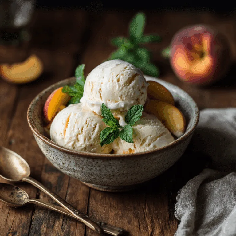 Peach Ice Cream