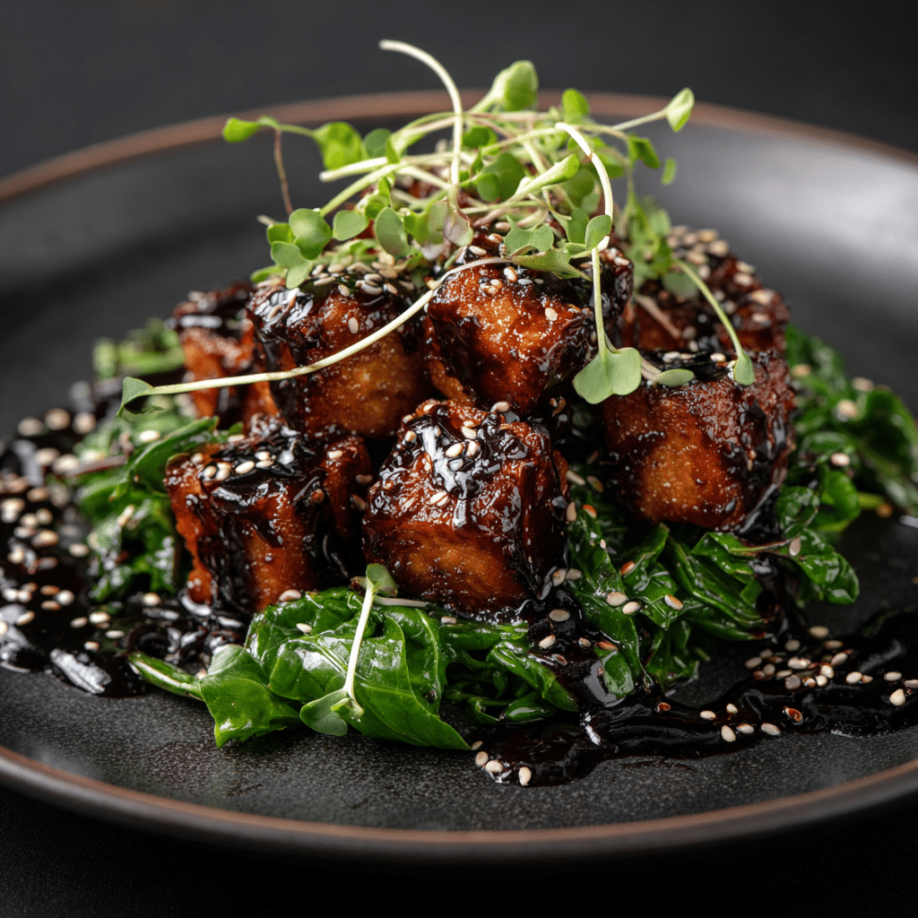 Seared Tofu with Balsamic Glaze