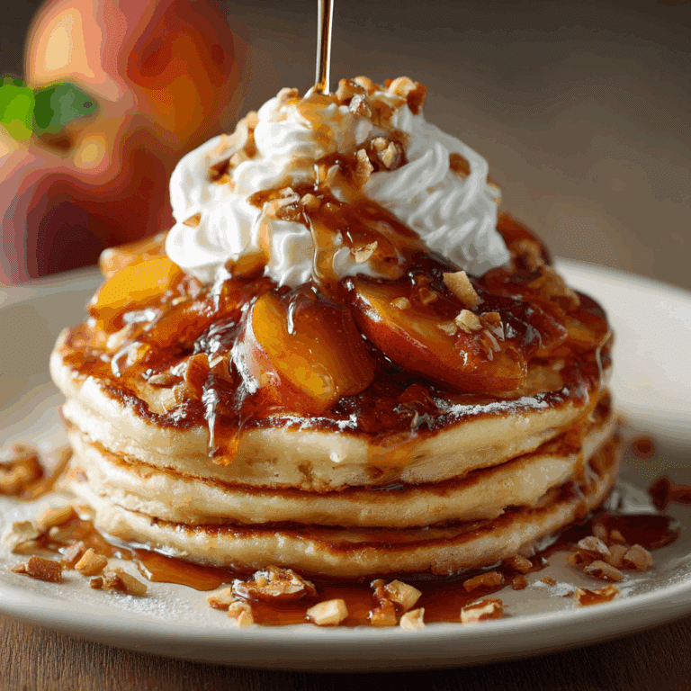 Peach Pancake Topping