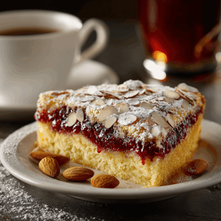 Raspberry Almond Cake