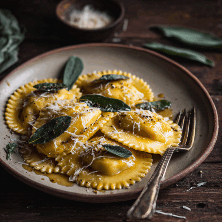 Butternut Squash Ravioli
