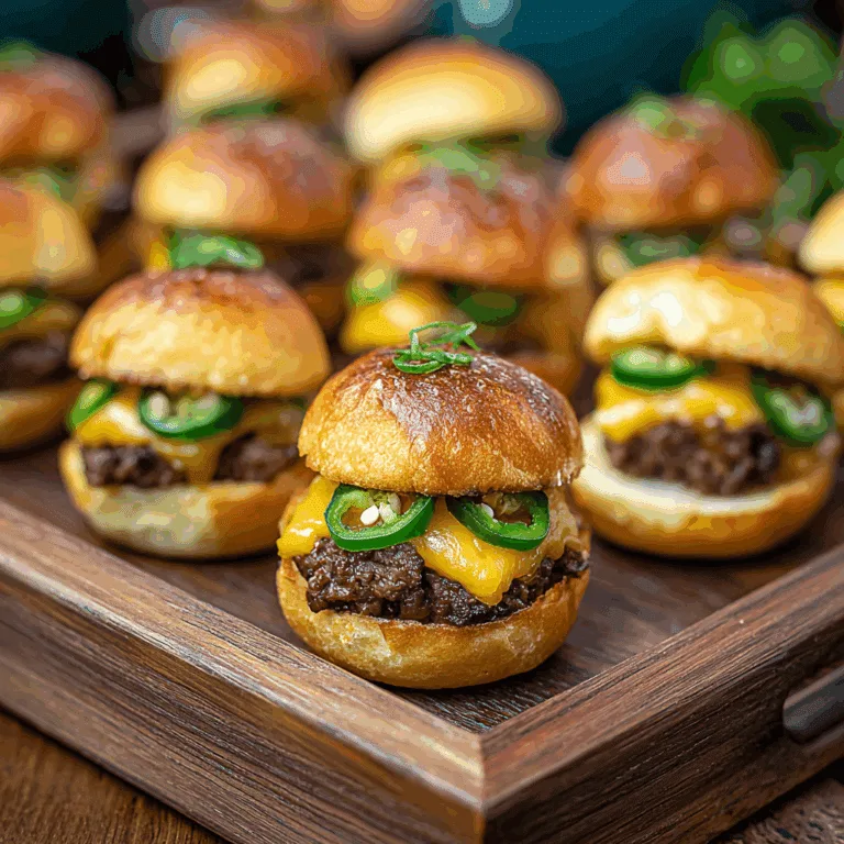 Jalapeño Beef Sliders
