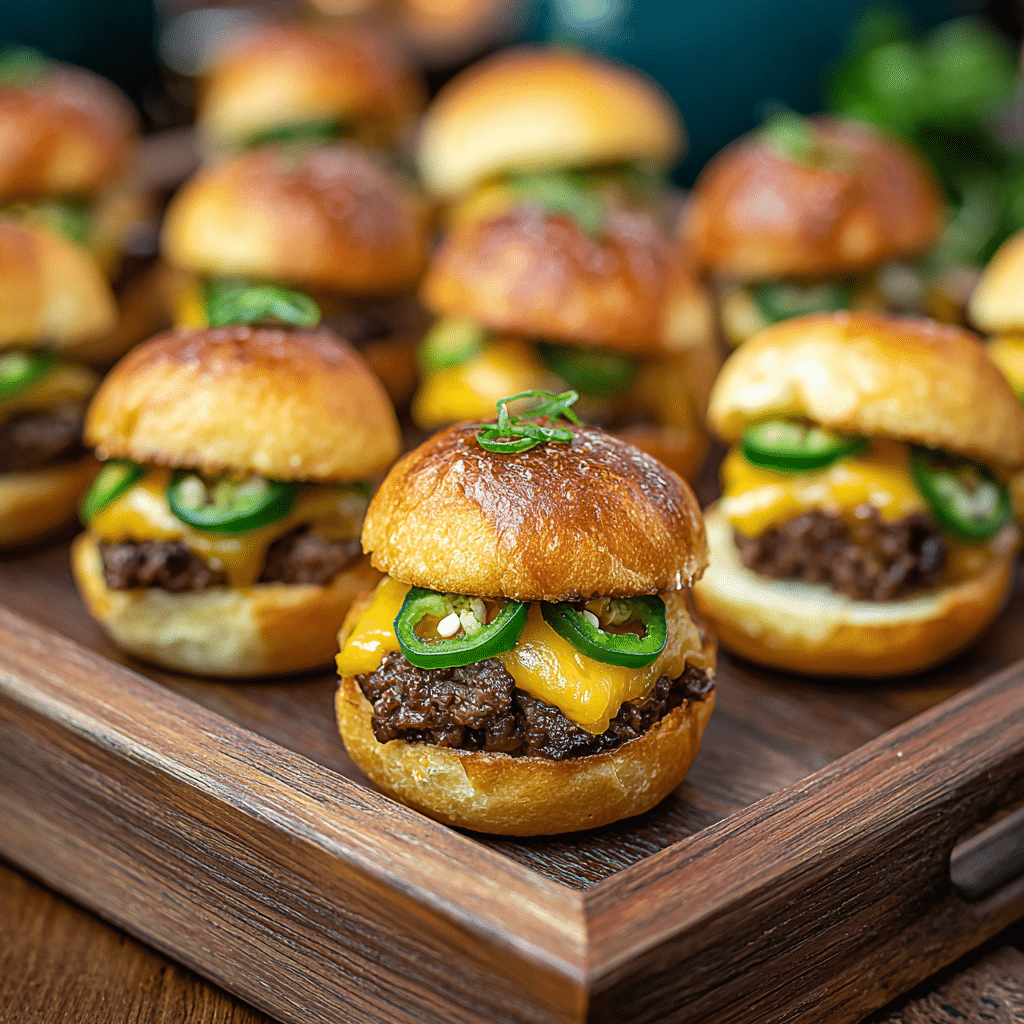 Jalapeño Beef Sliders