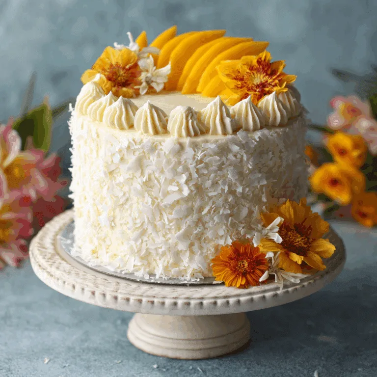 Mango Coconut Cake
