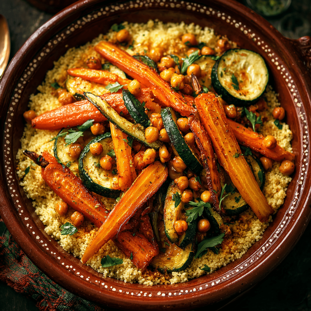 Moroccan Couscous with Vegetables