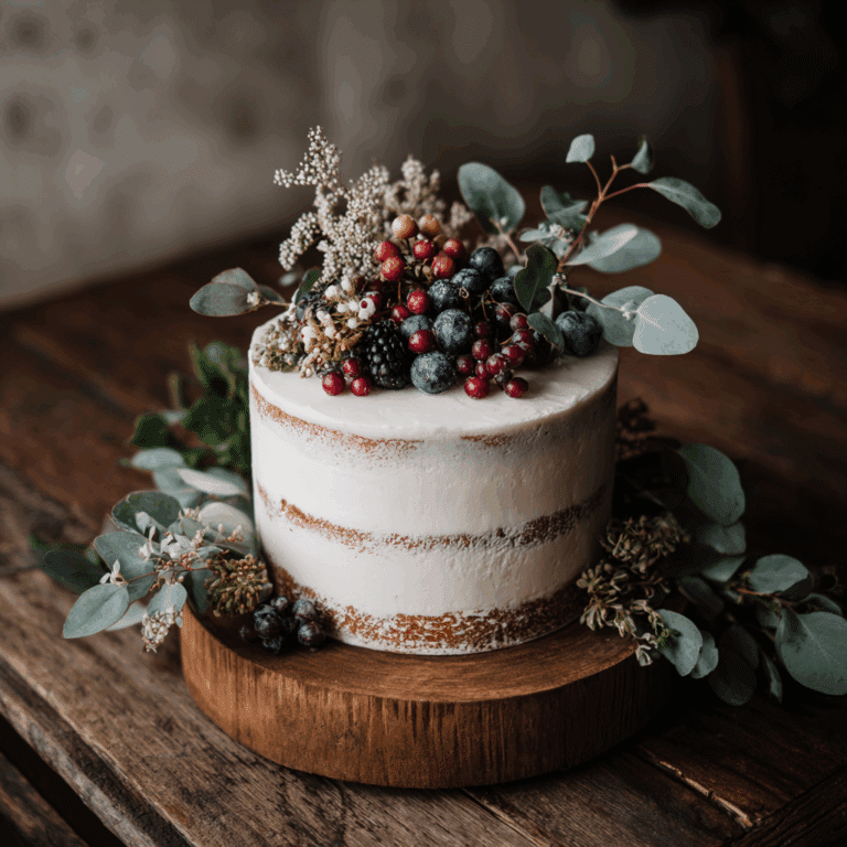 Naked Cake with Berries
