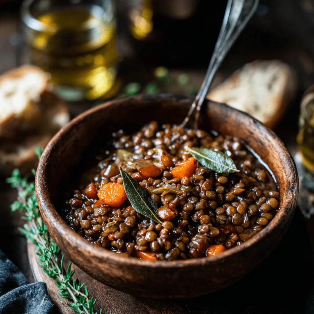Greek Lentil Soup (Fakes)