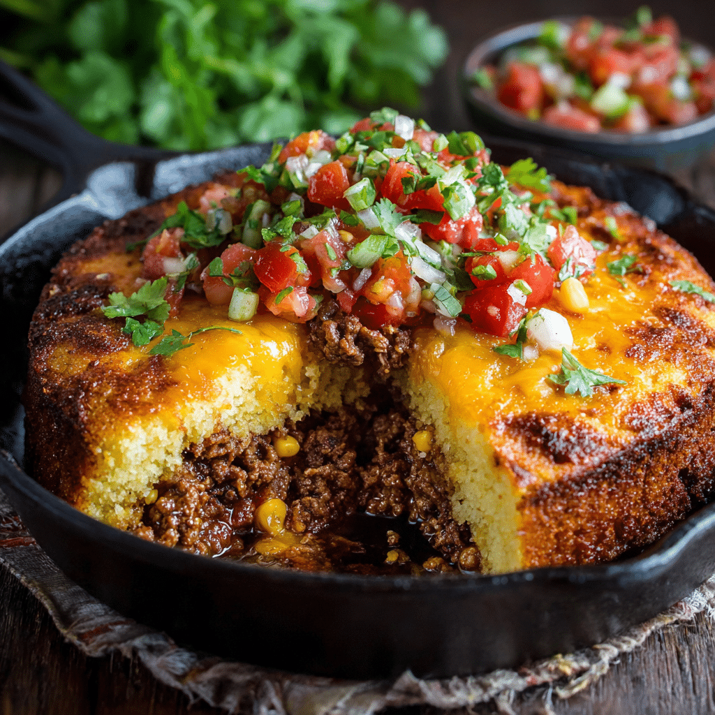 Cornbread Taco Bake