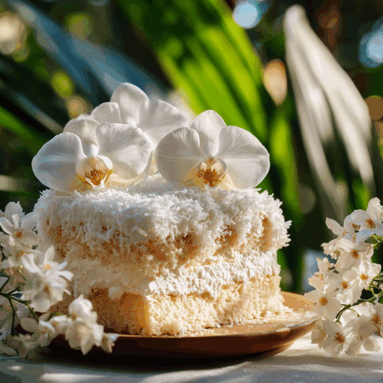 Coconut Birthday Cake